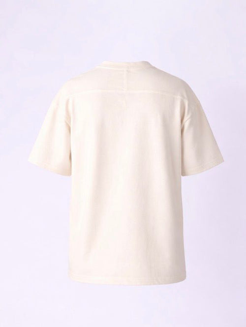 Remera unisex en algodón premium – Tono crema